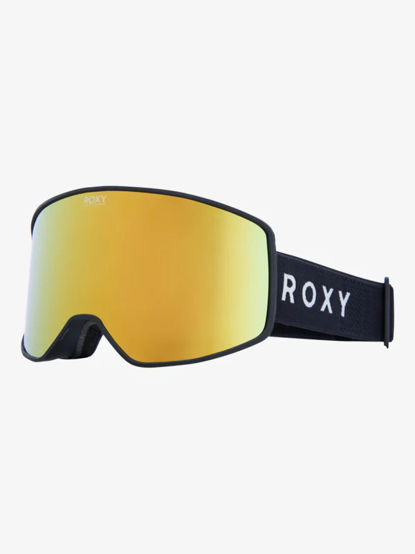 Roxy Women's Storm Ski/Snowboard Goggles Black/Clux Ml Pink Gold S3 ERJTG03250-KVC0