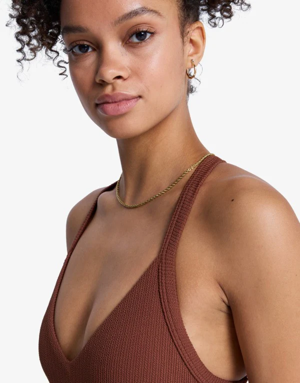 Roxy Women's Sunshine One Piece Swimsuit Cappuccino ERJX103789-CRV0 - Image 4