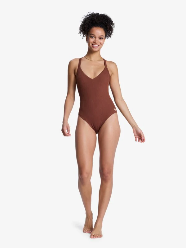 Roxy Women's Sunshine One Piece Swimsuit Cappuccino ERJX103789-CRV0 - Image 6
