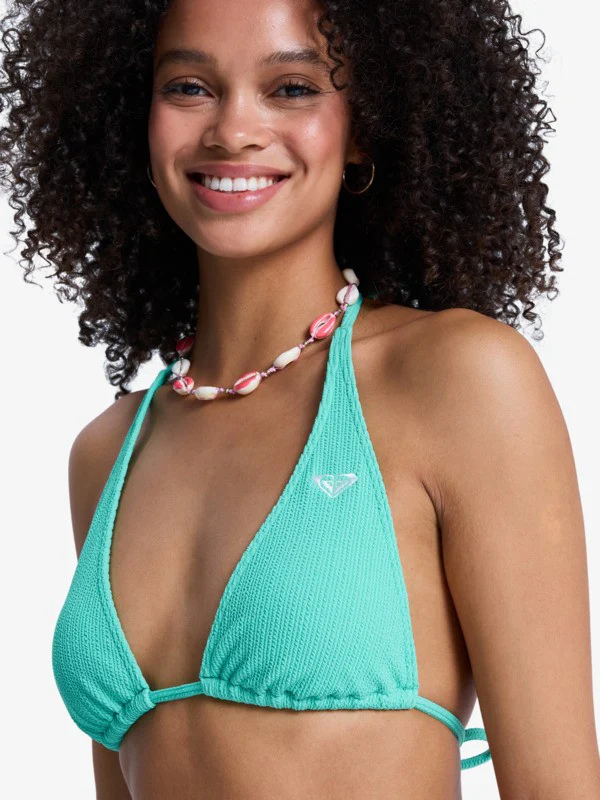 Roxy Women's Sunshine Tiki Triangle Bikini Top Katydid ERJX305636-GHM0 - Image 4