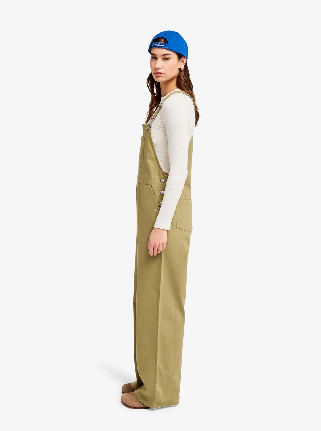 Roxy Women's Trail Blazer Twill Jumper Oil Green ERJWO03027-GLD0 - Image 2