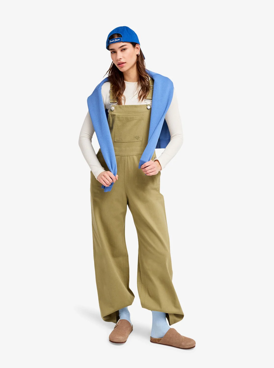 Roxy Women's Trail Blazer Twill Jumper Oil Green ERJWO03027-GLD0 - Image 7