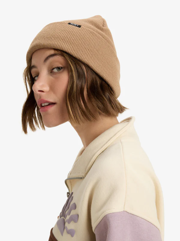 Roxy Womens' Tropical Snow Beanie Woodsmoke ERJHA04440-CMA0 - Image 2