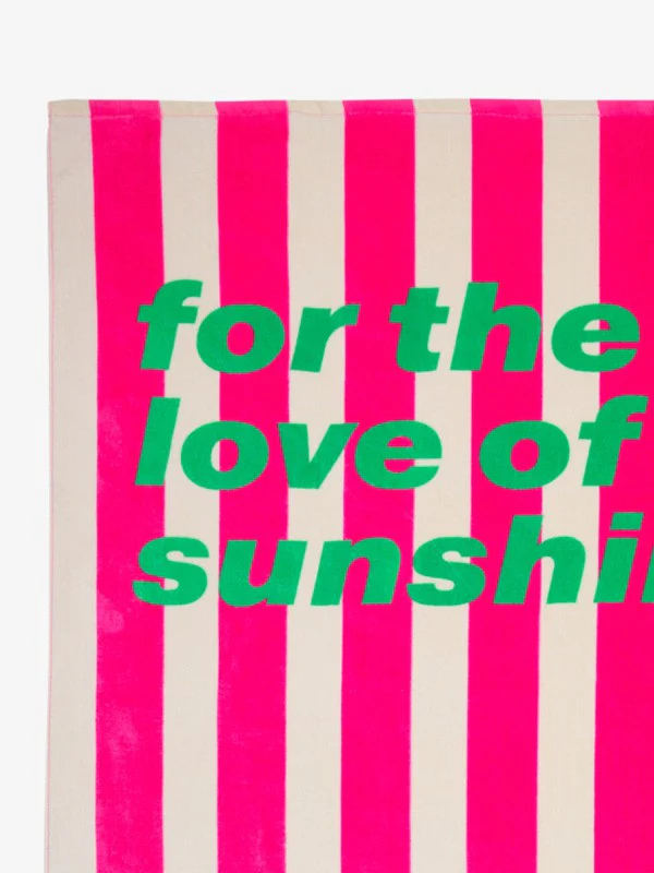 Roxy Women's Trouble In Town Beach Towel 160-80cm Sangria Sunset ERJAA04463-MLW0 - Image 2