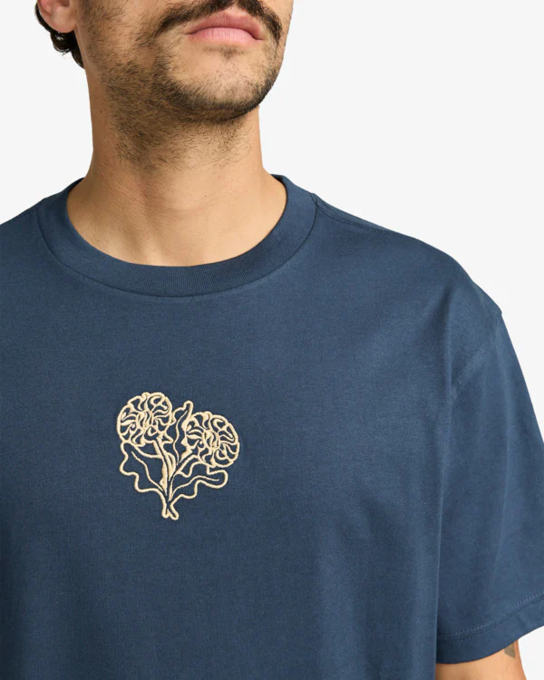 RVCA Men's Flower Balance Moody Blue EVYZT00290 -MDY - Image 3
