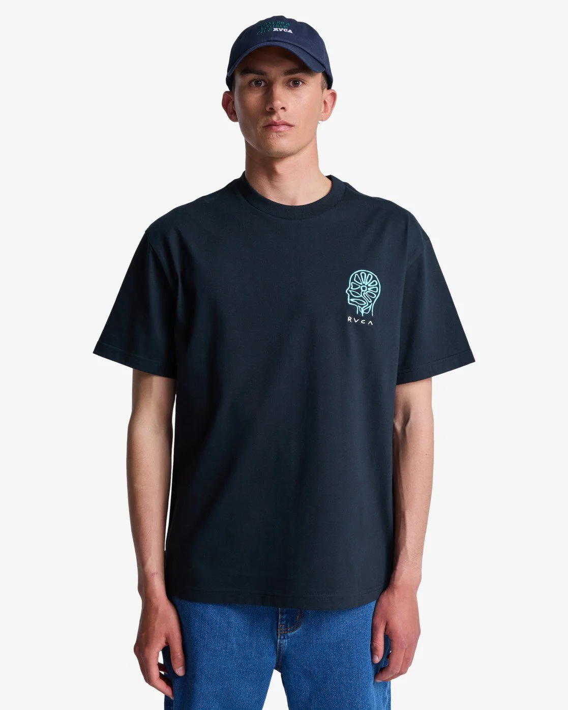 RVCA Men's In Nature Short Sleeve T-Shirt Black EVYZT00320-BLK - Image 3
