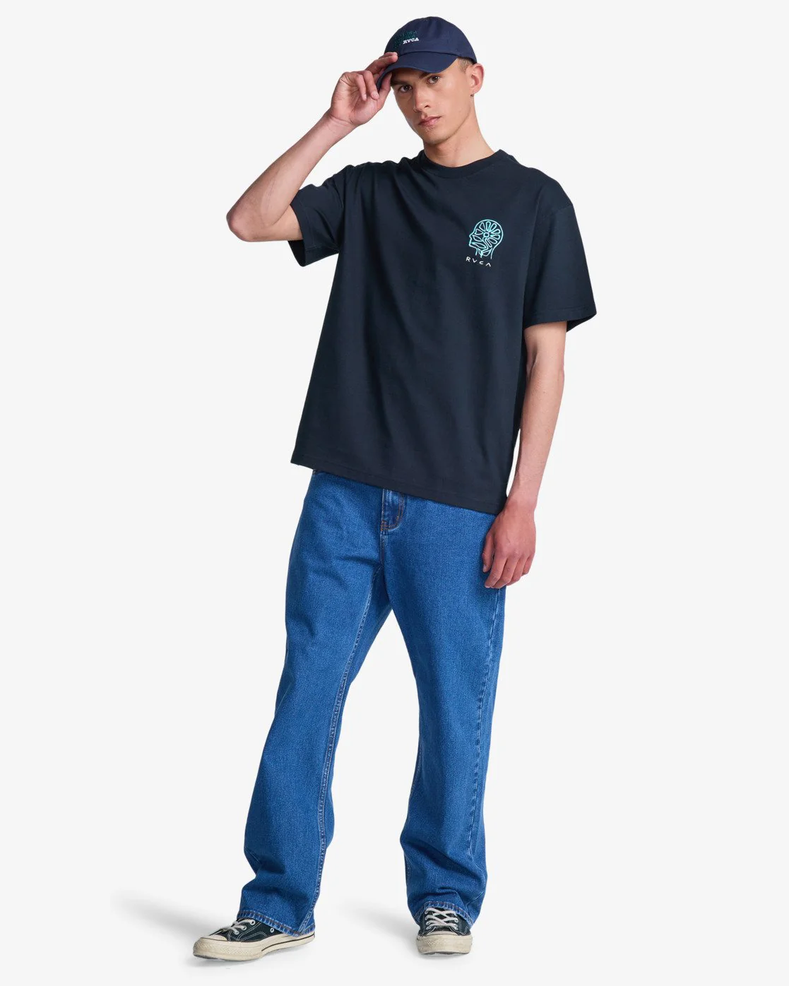 RVCA Men's In Nature Short Sleeve T-Shirt Black EVYZT00320-BLK - Image 4