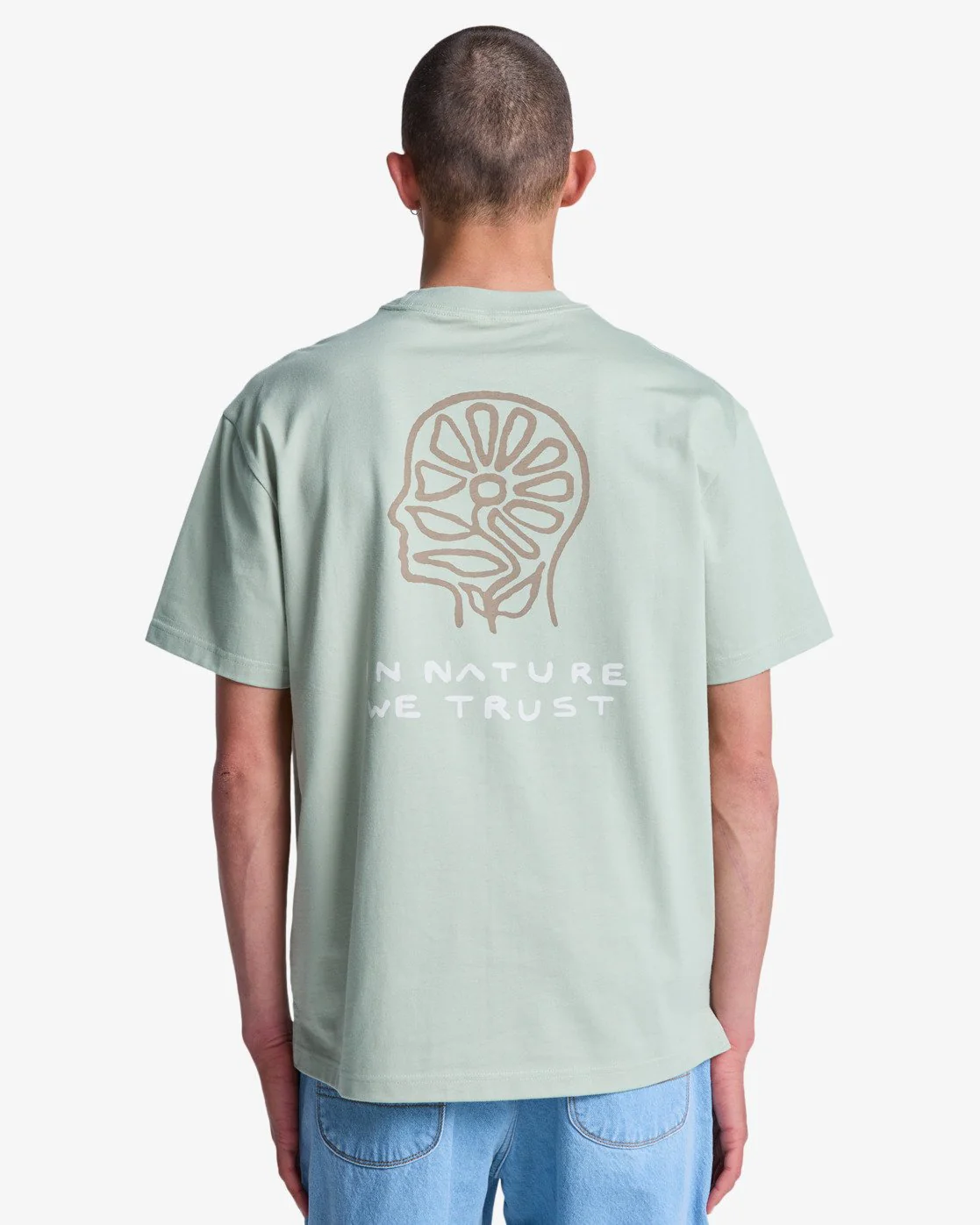 RVCA Men's In Nature Short Sleeve T-Shirt Light Olive EVYZT00320-LTO - Image 2