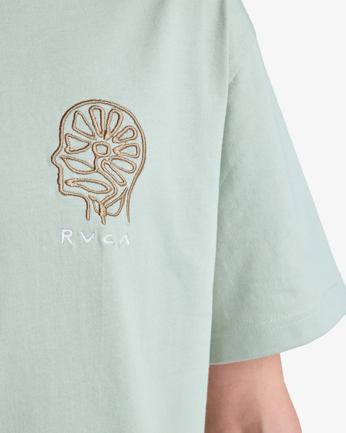 RVCA Men's In Nature Short Sleeve T-Shirt Light Olive EVYZT00320-LTO - Image 5