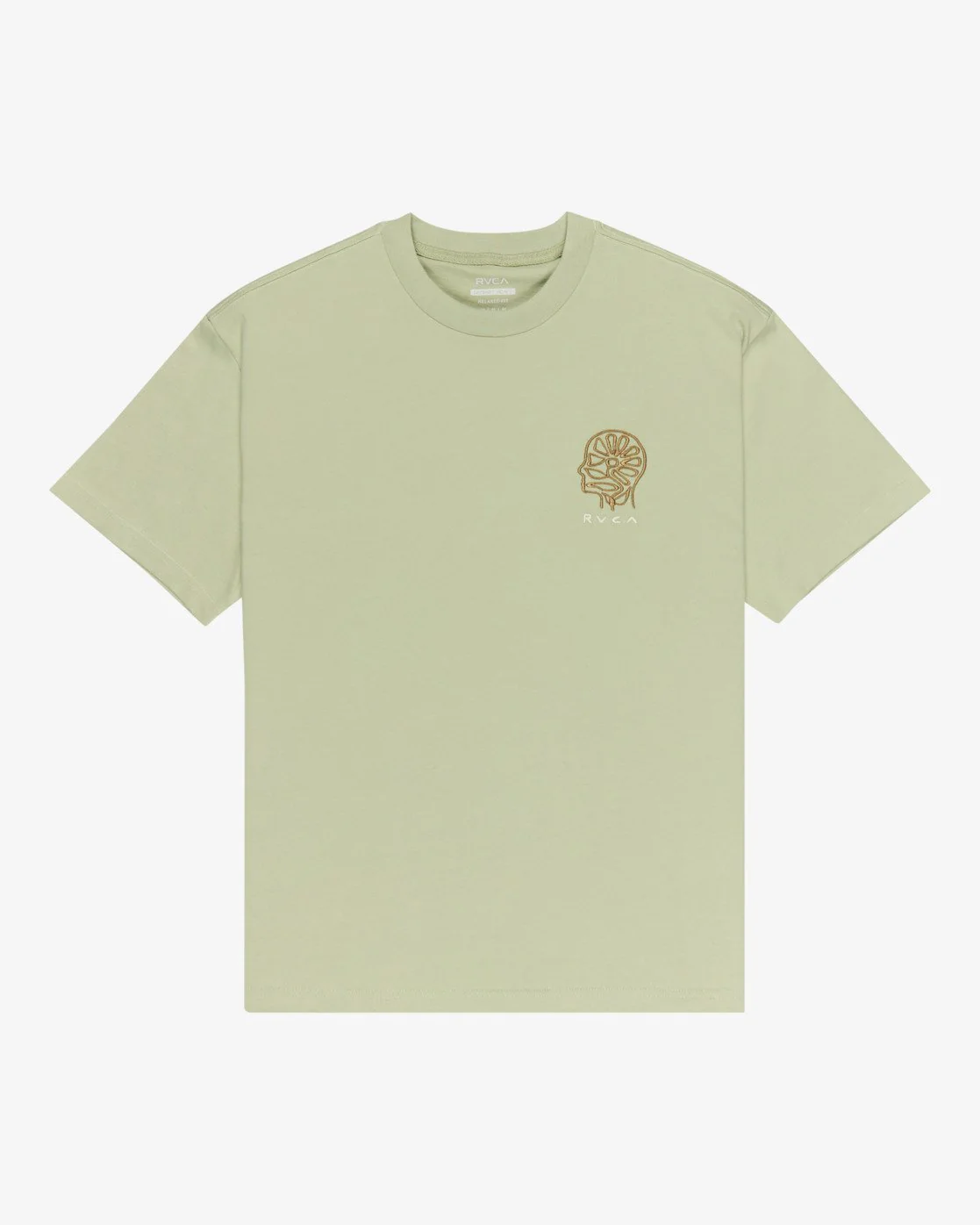 RVCA Men's In Nature Short Sleeve T-Shirt Light Olive EVYZT00320-LTO - Image 6