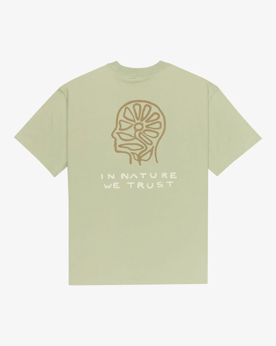 RVCA Men's In Nature Short Sleeve T-Shirt Light Olive EVYZT00320-LTO - Image 7