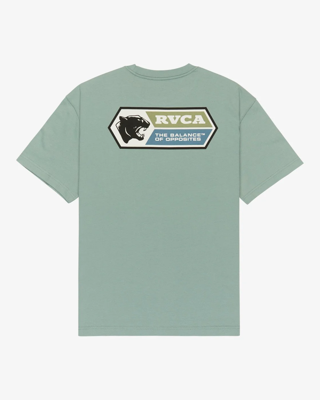 RVCA Men's Pantero Short Sleeve T-Shirt Lead EVYZT00333-SLK0
