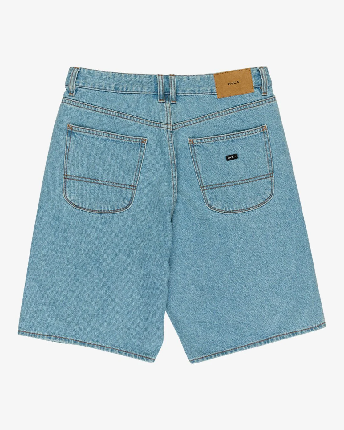 RVCA Men's Skate Denim Shorts Bleach Wash EVYDS03000-BEJW - Image 7