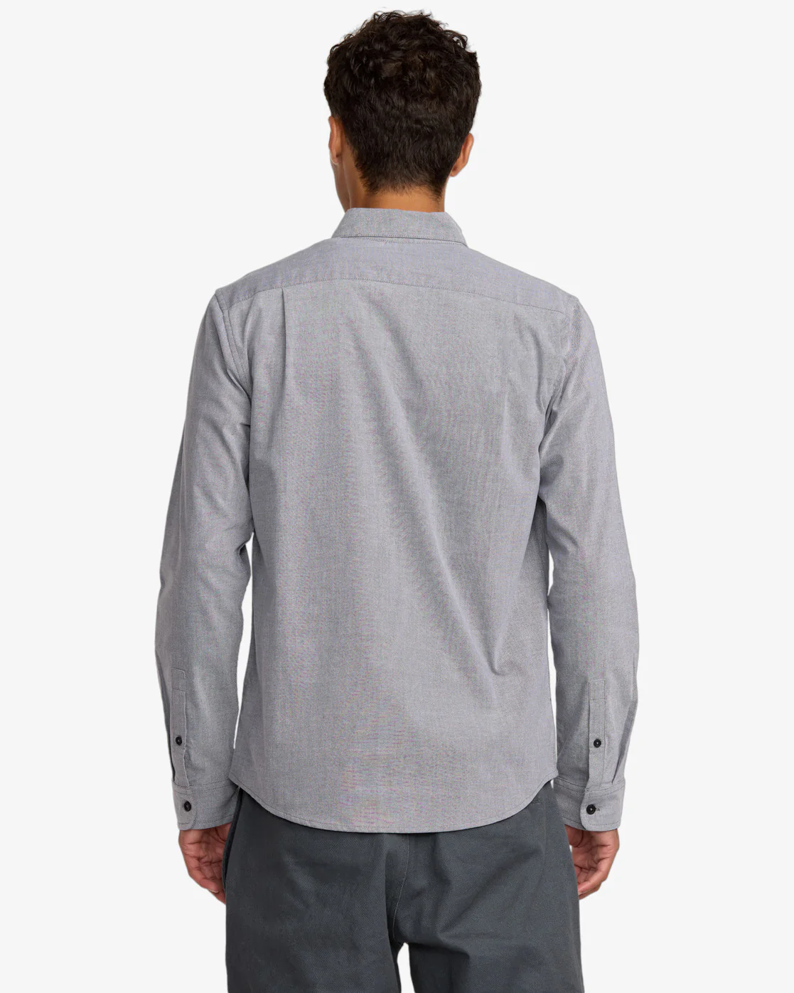 RVCA Men's Thatll Do Long Sleeve Shirt Garage Blue AVYWT00543-KSD0 - Image 3