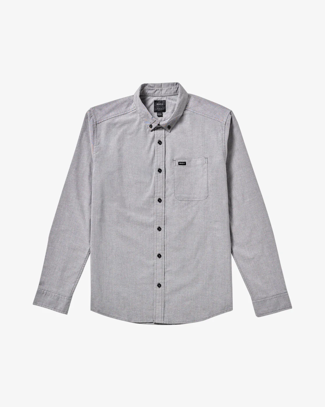 RVCA Men's Thatll Do Long Sleeve Shirt Garage Blue AVYWT00543-KSD0 - Image 5