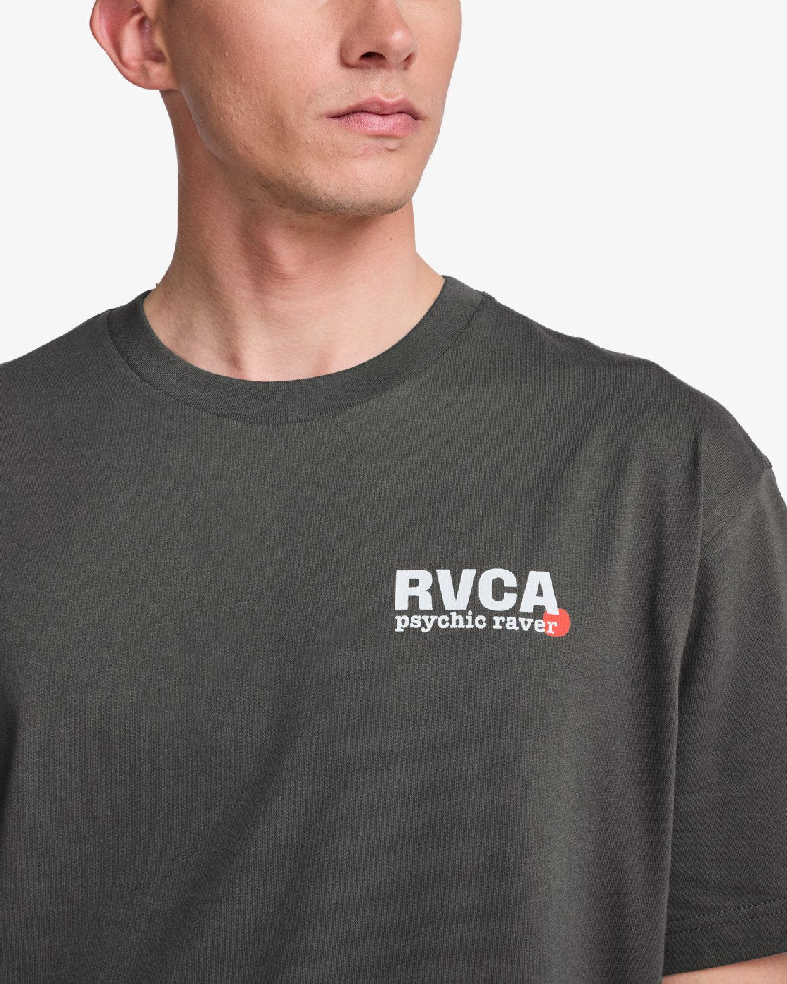 RVCA Men's The Fool Short Sleeve T-Shirt Garage Blue EVYZT00316-KSD0 - Image 5