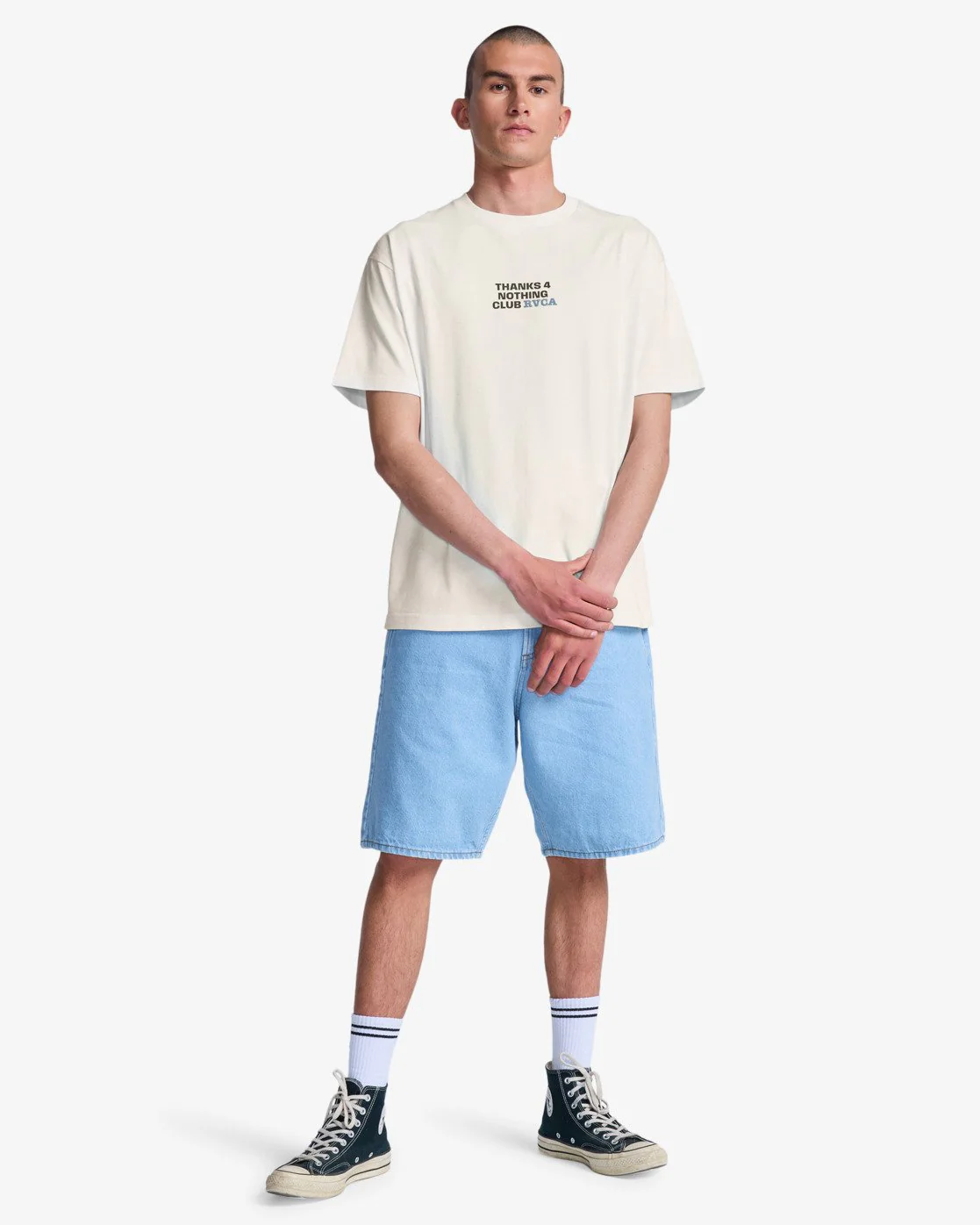 RVCA Men's The Magician Short Sleeve T-Shirt Antique White EVYZT00318-ANW - Image 4