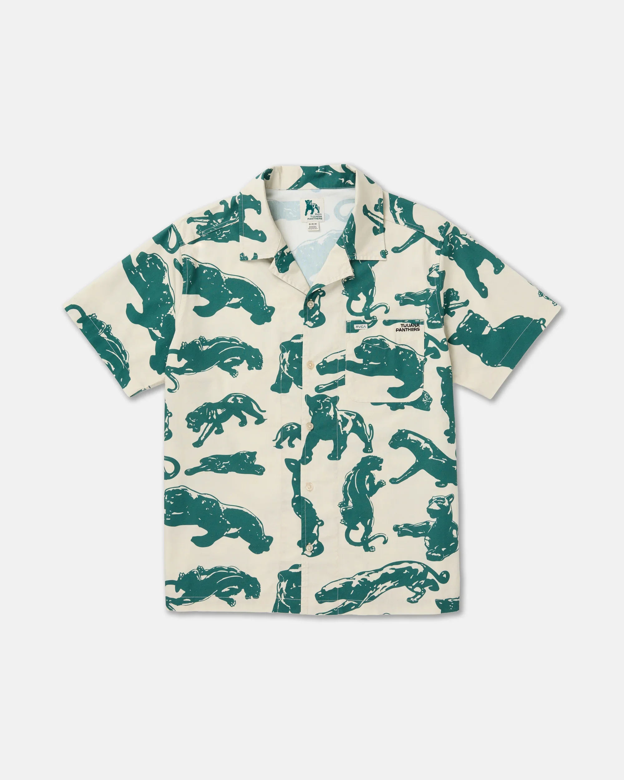 RVCA Men's TJP All Over Short Sleeve Shirt Ceramic 23A041611-CER - Image 5