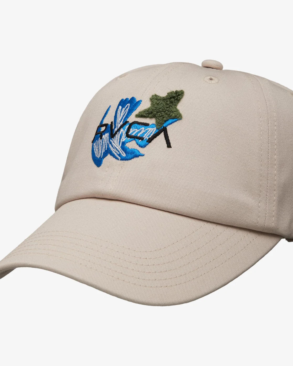 RVCA Unisex Antonia Figueiredo Bird Logo Cap Moonbeam EVYHA03011-SEZ0 - Image 4