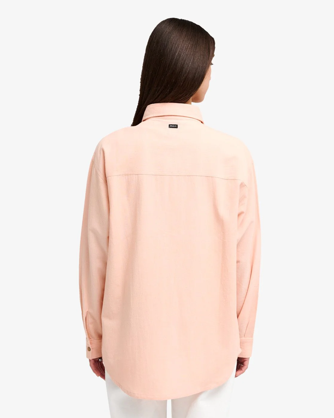 RVCA Women's Antonia Figueiredo Elements Long Sleeve Shirt Dusty Pink EVJWT03003-MFW0 - Image 2