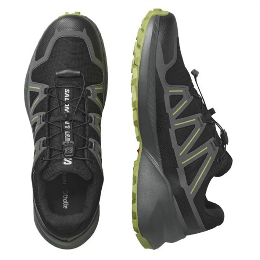 Salomon Men's Speedcross Peak Gore-Tex Black/Urban Chic/Dark Citron L47790500 - Image 4