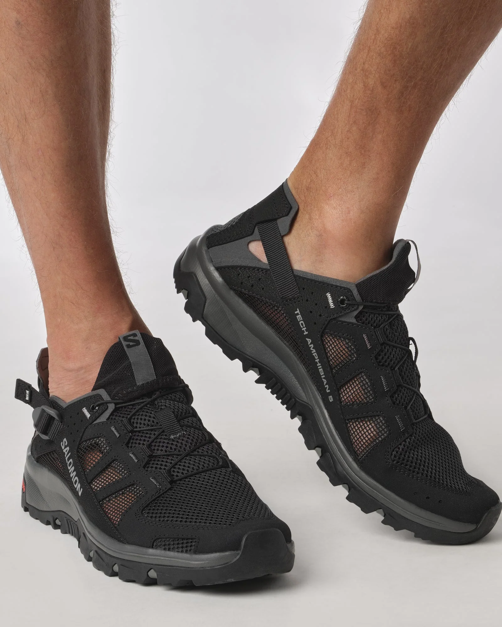 Salomon Men's Techamphibian 5.0 Sandals Black/Magnet/Monument L47115100 - Image 7