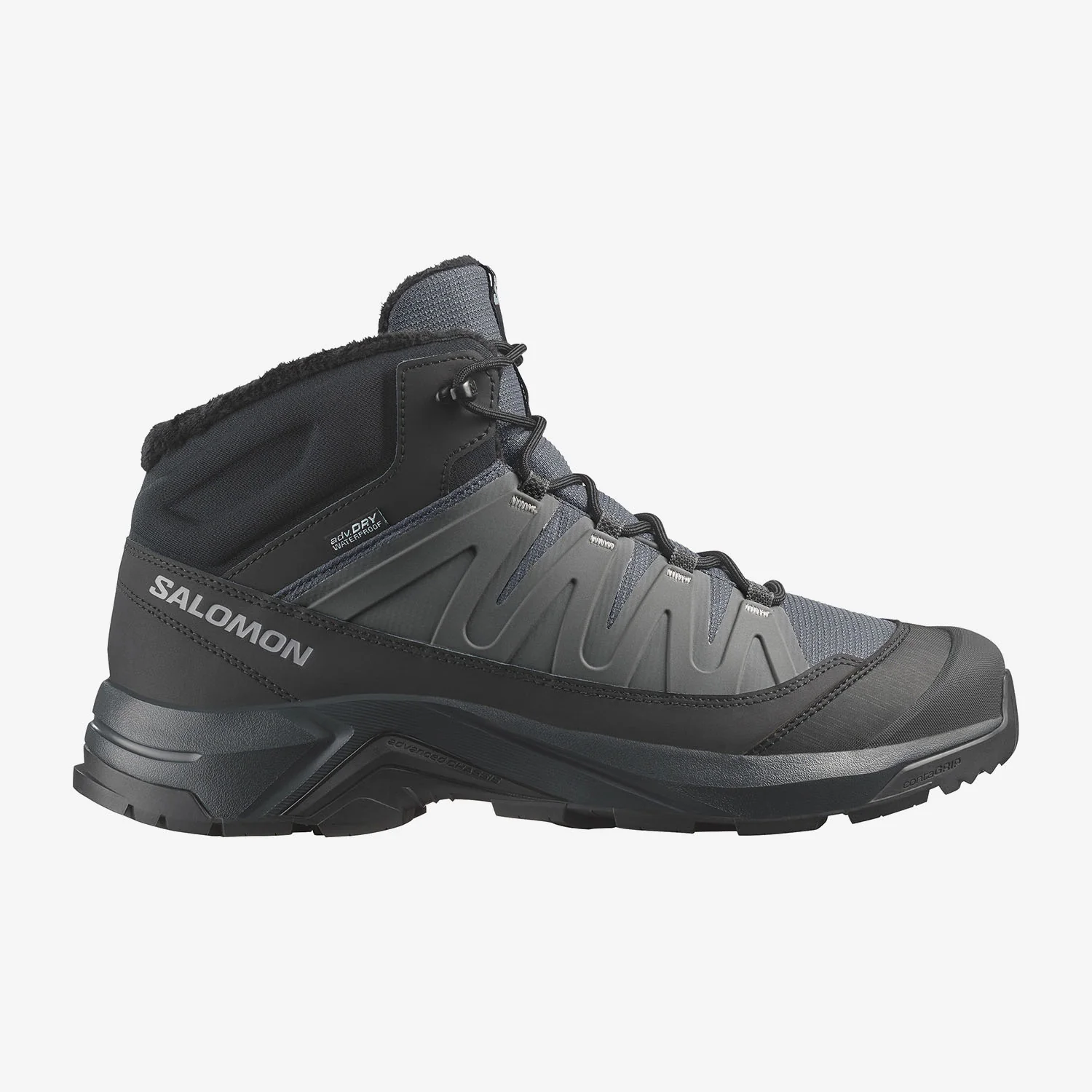 Salomon Men's X Adventure Coldrush WP Shoes Asphalt/Black/Alloy L4785600029