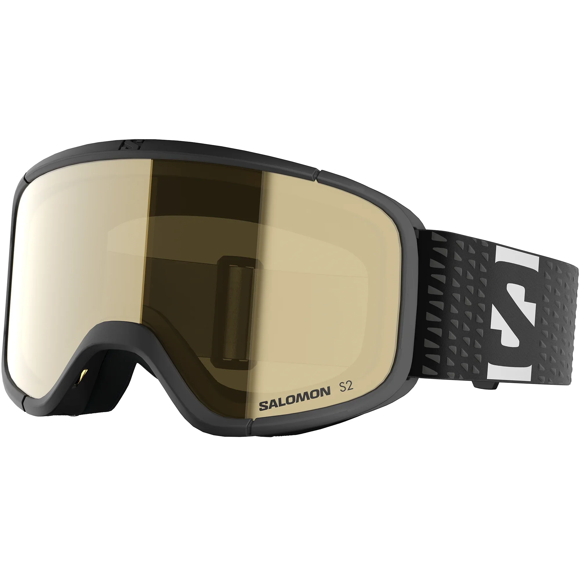 Salomon Unisex Aksium 2.0 S Mirror Lens S2 Snow Goggles Black/Gold L47909700