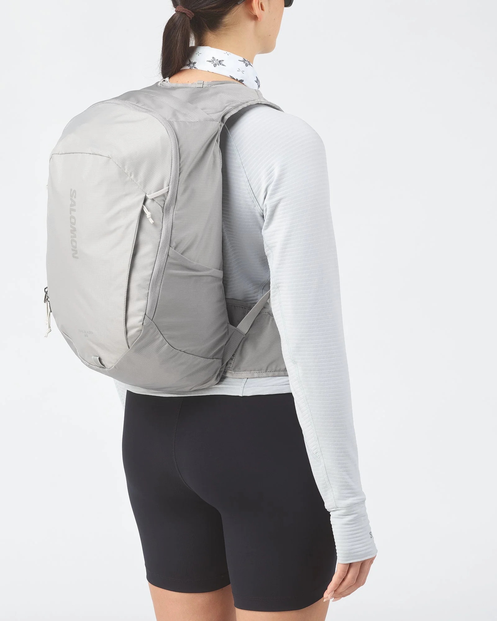 Salomon Unisex Trailblazer 20L Hiking Bag Cloudburst/Paloma/Silver Cloud LC2855700 - Image 4