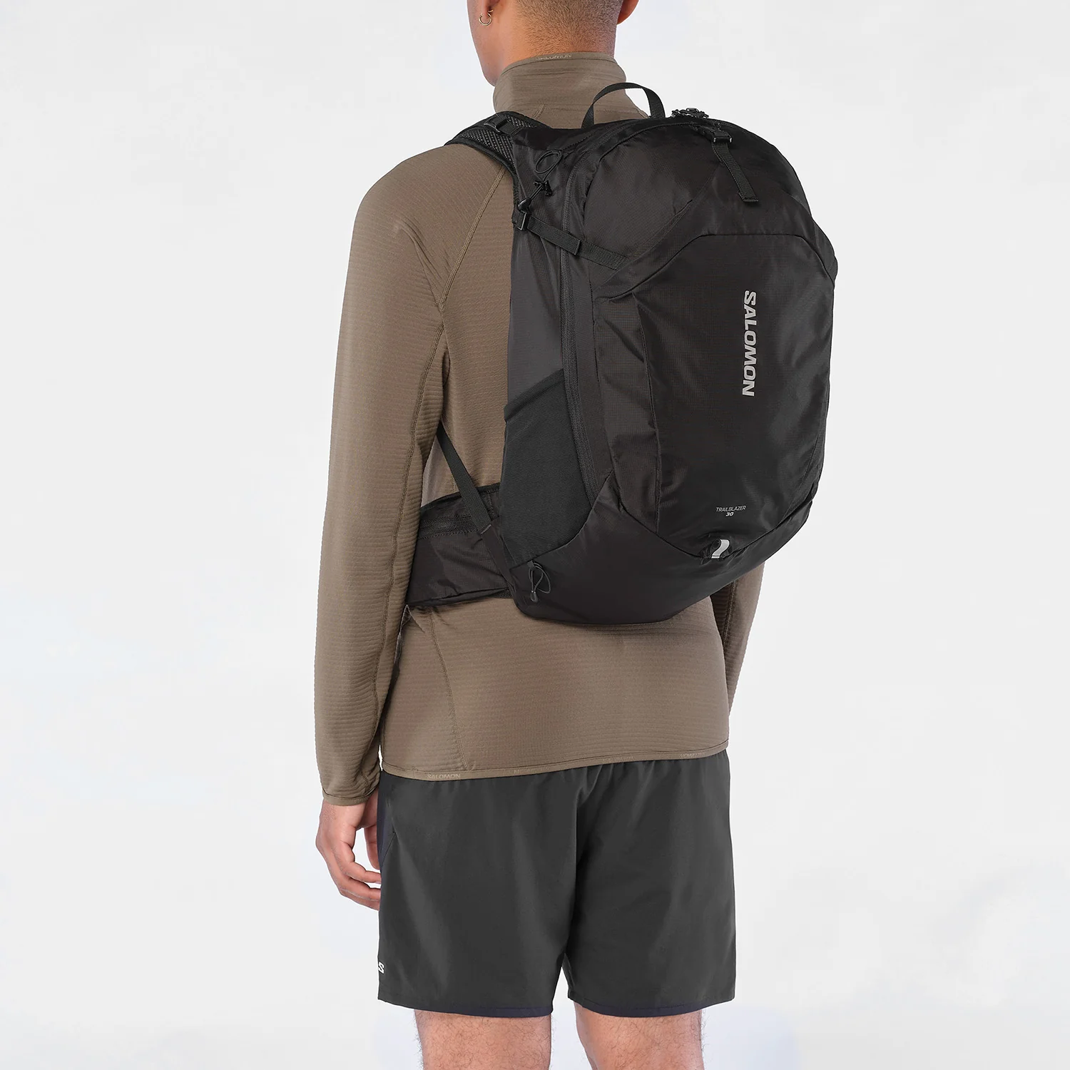 Salomon Unisex Trailblazer 30L Hiking Bag Black/Grey/Alloy LC2183200 - Image 5