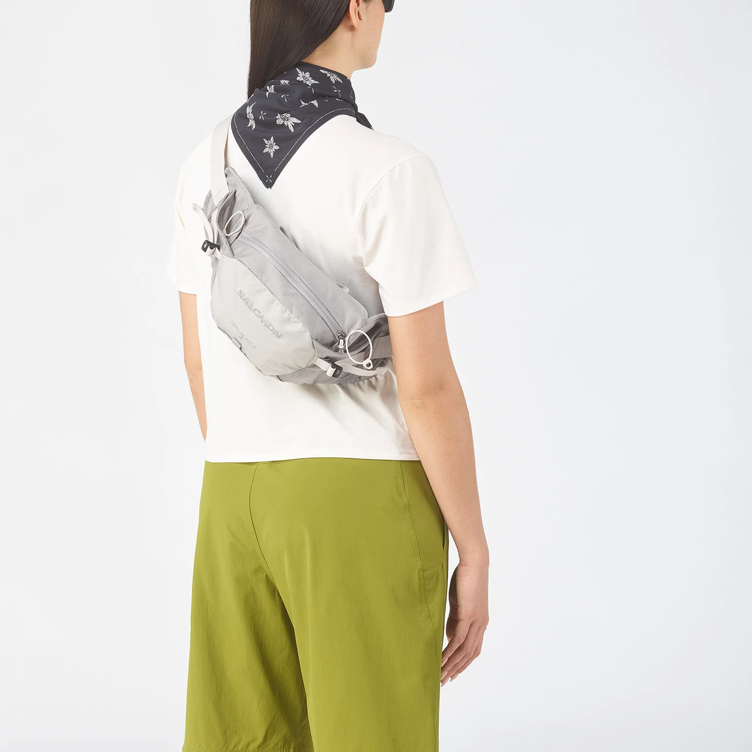 Salomon Unisex Trailblazer Belt 4L Waist Pack Cloudburst/Paloma LC2856200 - Image 4