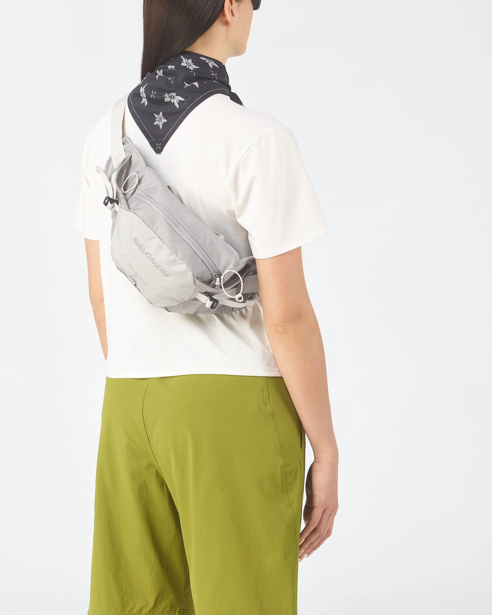 Salomon Unisex Trailblazer Belt 4L Waist Pack Cloudburst/Paloma/Silver Cloud LC2856200 - Image 4