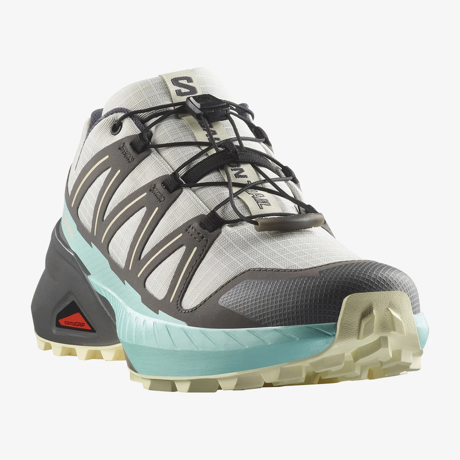 Salomon Women's Speedcross Peak Shoes Icicle/Castlerock/Aruba Blue L47790300 - Image 3