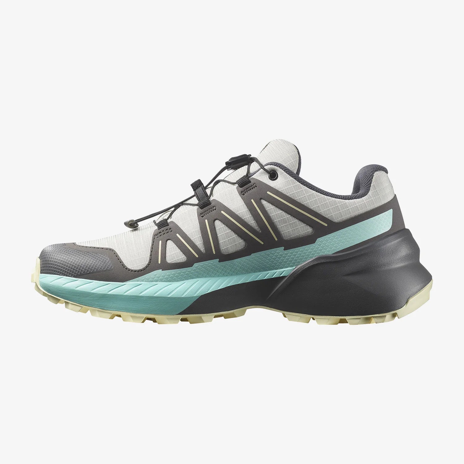 Salomon Women's Speedcross Peak Shoes Icicle/Castlerock/Aruba Blue L47790300 - Image 4