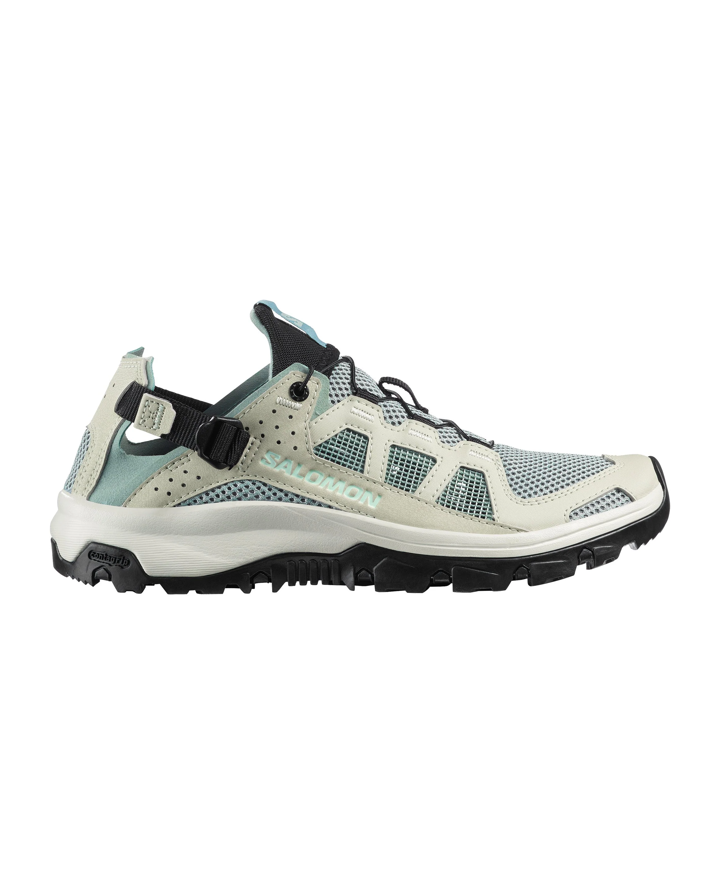 Salomon Women's Techamphibian 5.0 Sandals Green Milieu/Sea Foam/Clearly Aqua L49110700