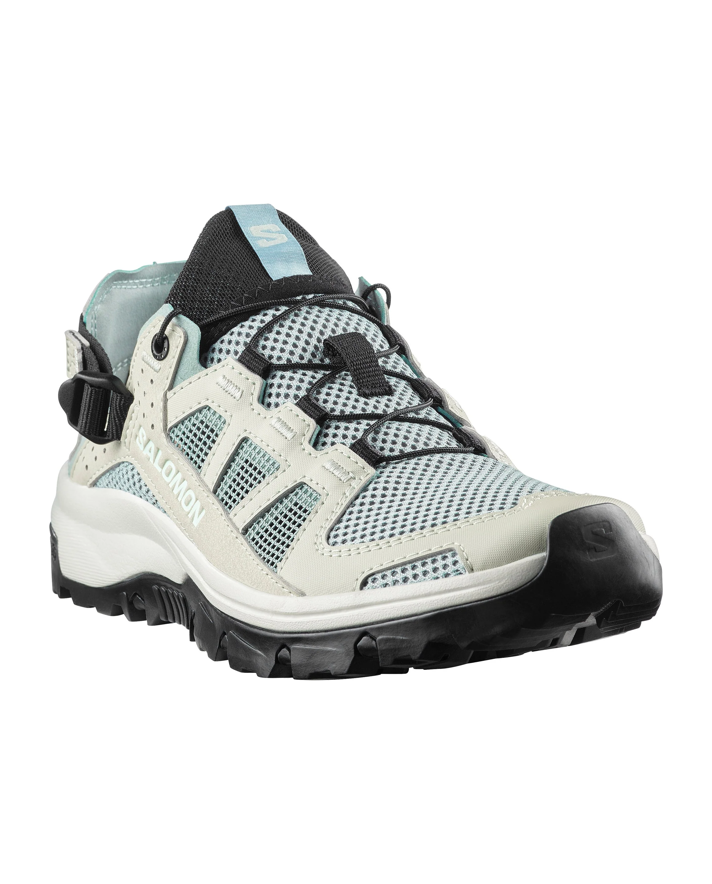 Salomon Women's Techamphibian 5.0 Sandals Green Milieu/Sea Foam/Clearly Aqua L49110700 - Image 3