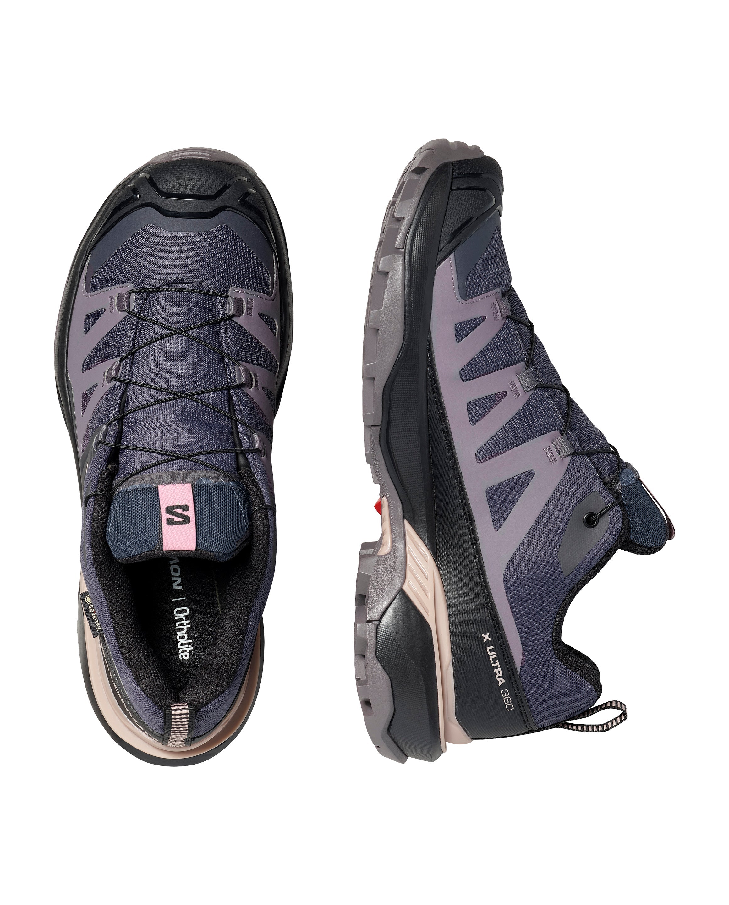 Salomon Women's X Ultra 360 Gore-Tex Shoes Nine Iron/Excalibur/Shadow Gray L49102300 - Image 3
