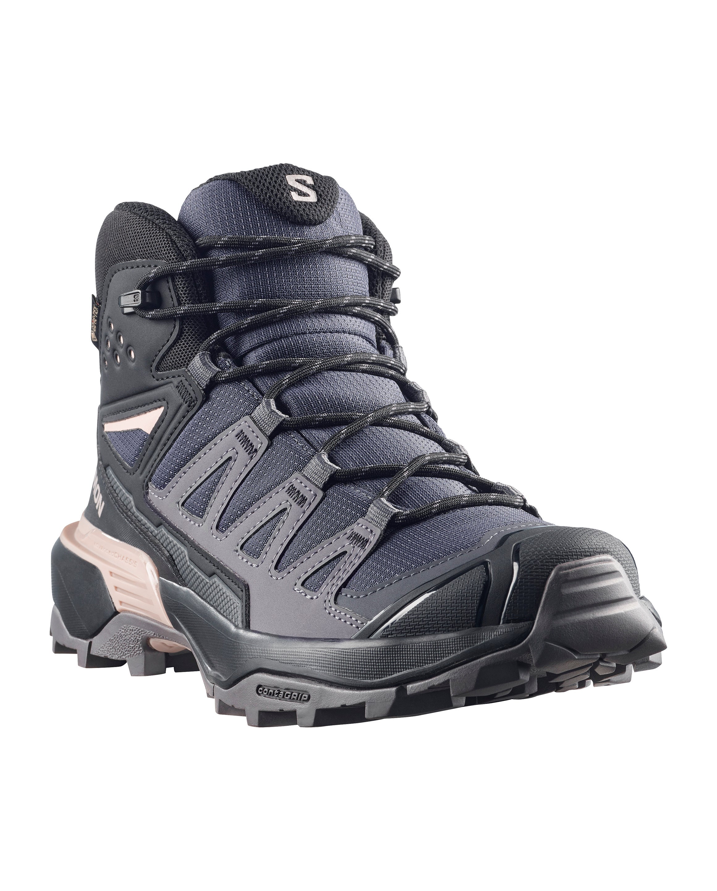 Salomon Women's X Ultra 360 Mid Gore-Tex Shoes Nine Iron/Excalibur/Shadow Gray L49101500 - Image 4
