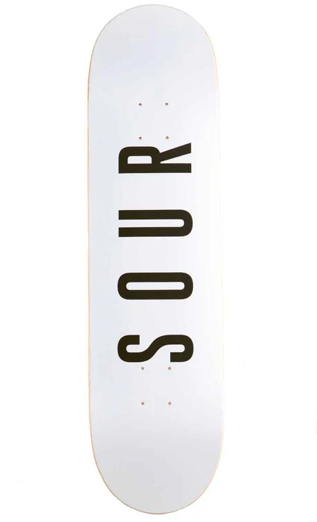 Sour Solution Team Deck Sour Army 8.25 Skateboard Deck White HO21027