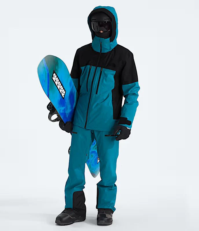The North Face Men’s Chakal Snow Jacket Dusk Blue/TNF Black NF0A87Y6DDO - Image 3