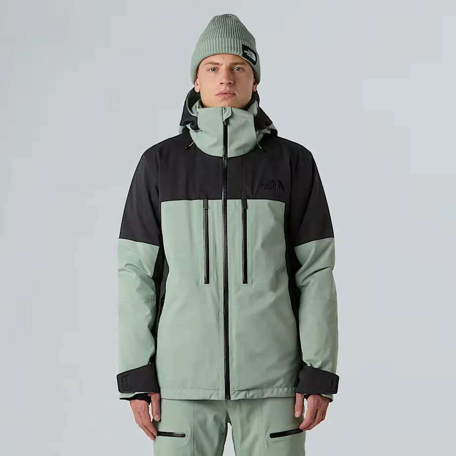 The North Face Men’s Chakal Snow Jacket Slate Moss-TNF Black NF0A87Y6D5N - Image 3