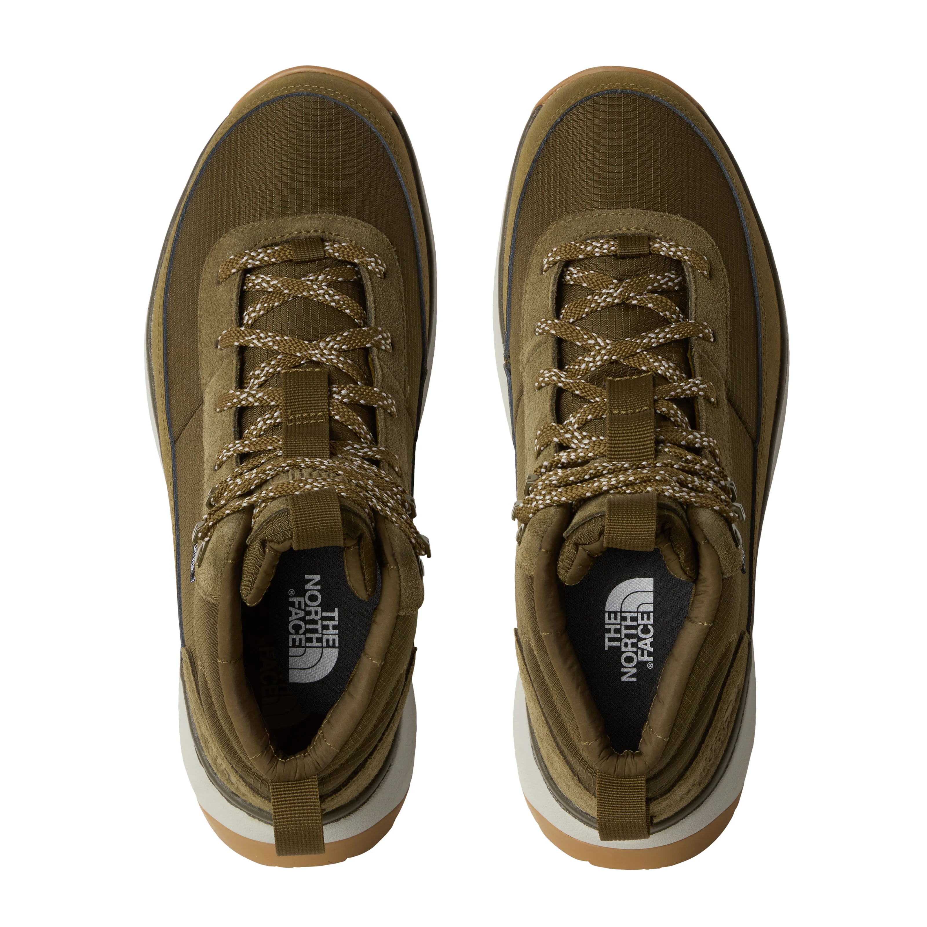 The North Face Men's Bergen Mid Waterproof Shoes Sycamore/Soapstone NF0A8D8WDUJ - Image 3
