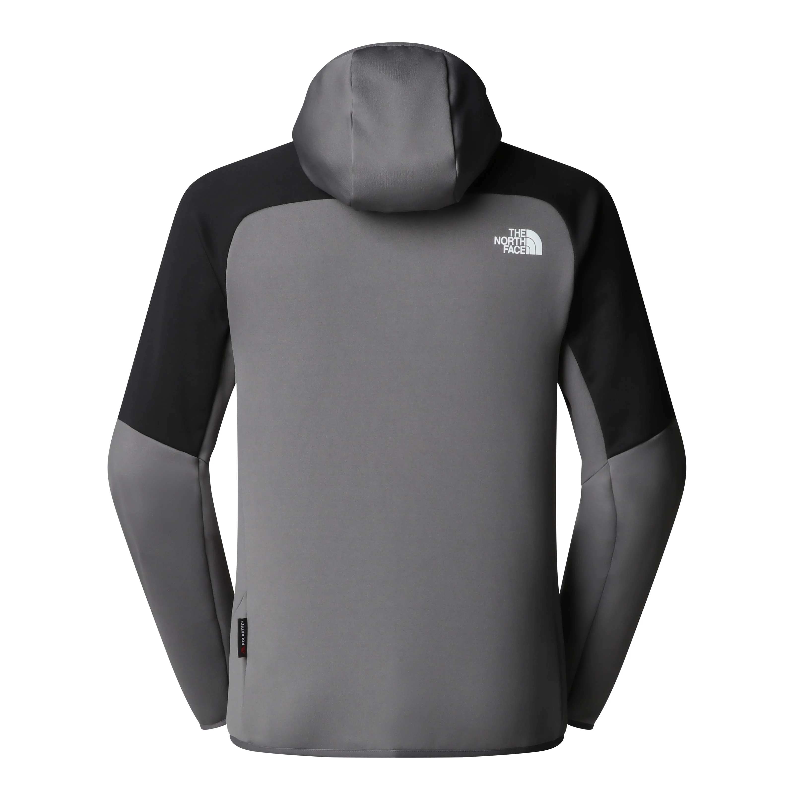 The North Face Men's Meteora Full-Zip Fleece Smoked Pearl/TNF Black NF0A8E1KRPI - Image 6