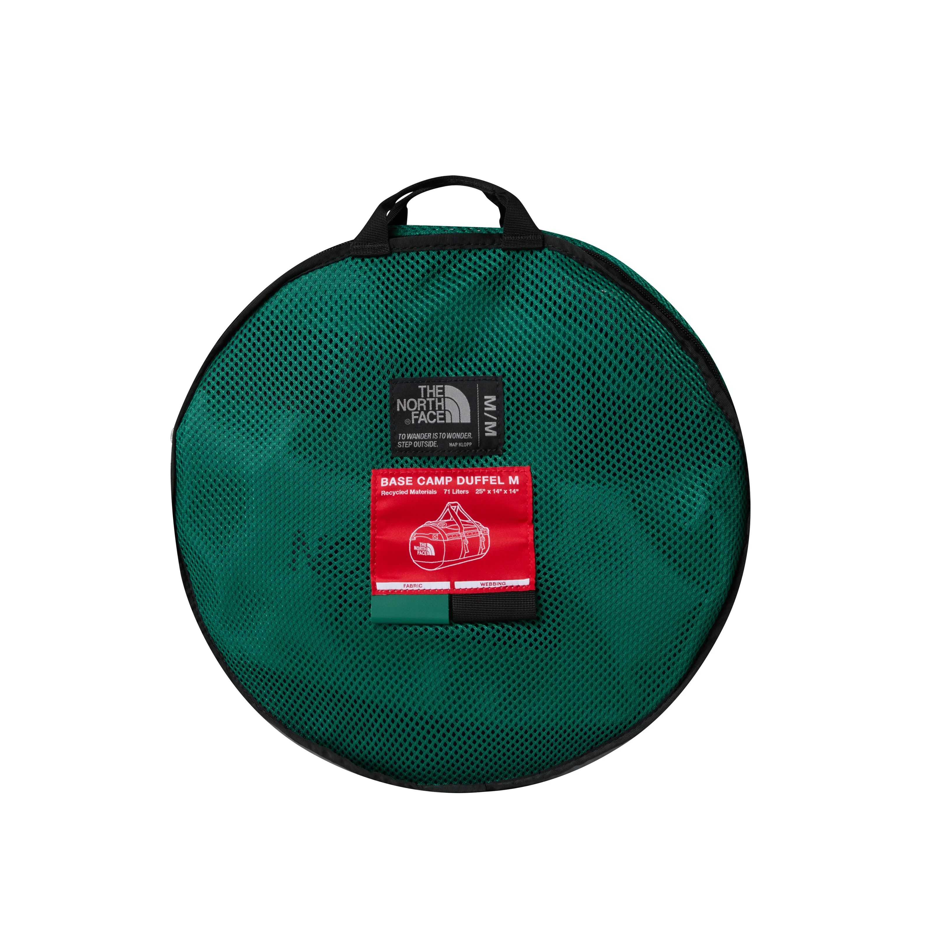The North Face Unisex Base Camp Medium 71L Duffel Bag Evergreen NF0A52SAS9W - Image 5