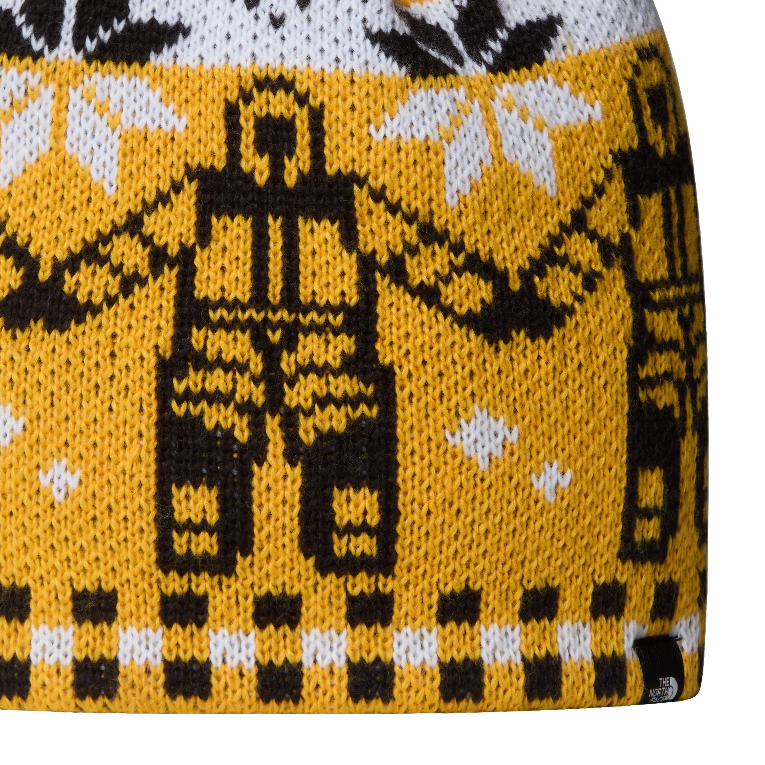 The North Face Unisex Cabin Ski Tuke Beanie Summit Gold Him Suit Jacquard NF0A8CH0HIB - Image 2