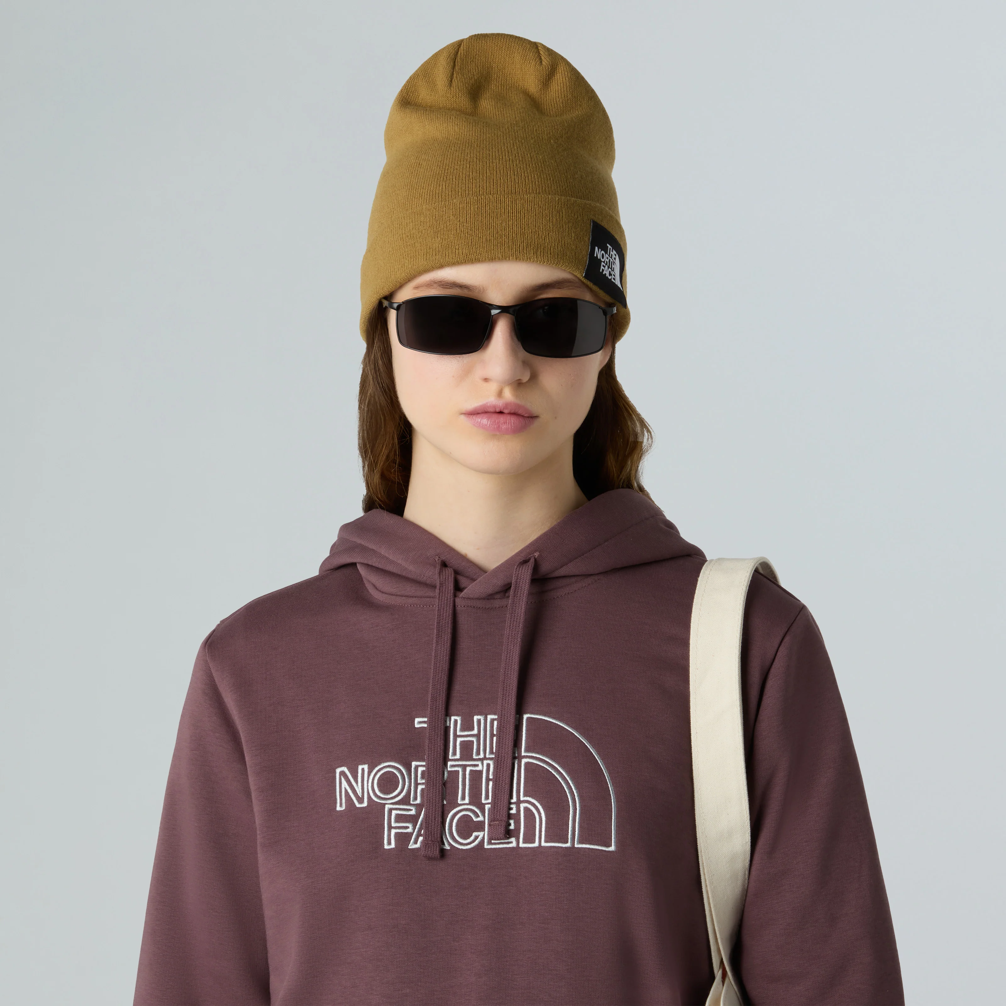The North Face Unisex Dock Worker Recycled Beanie Utility Brown NF0A3FNT173 - Image 3