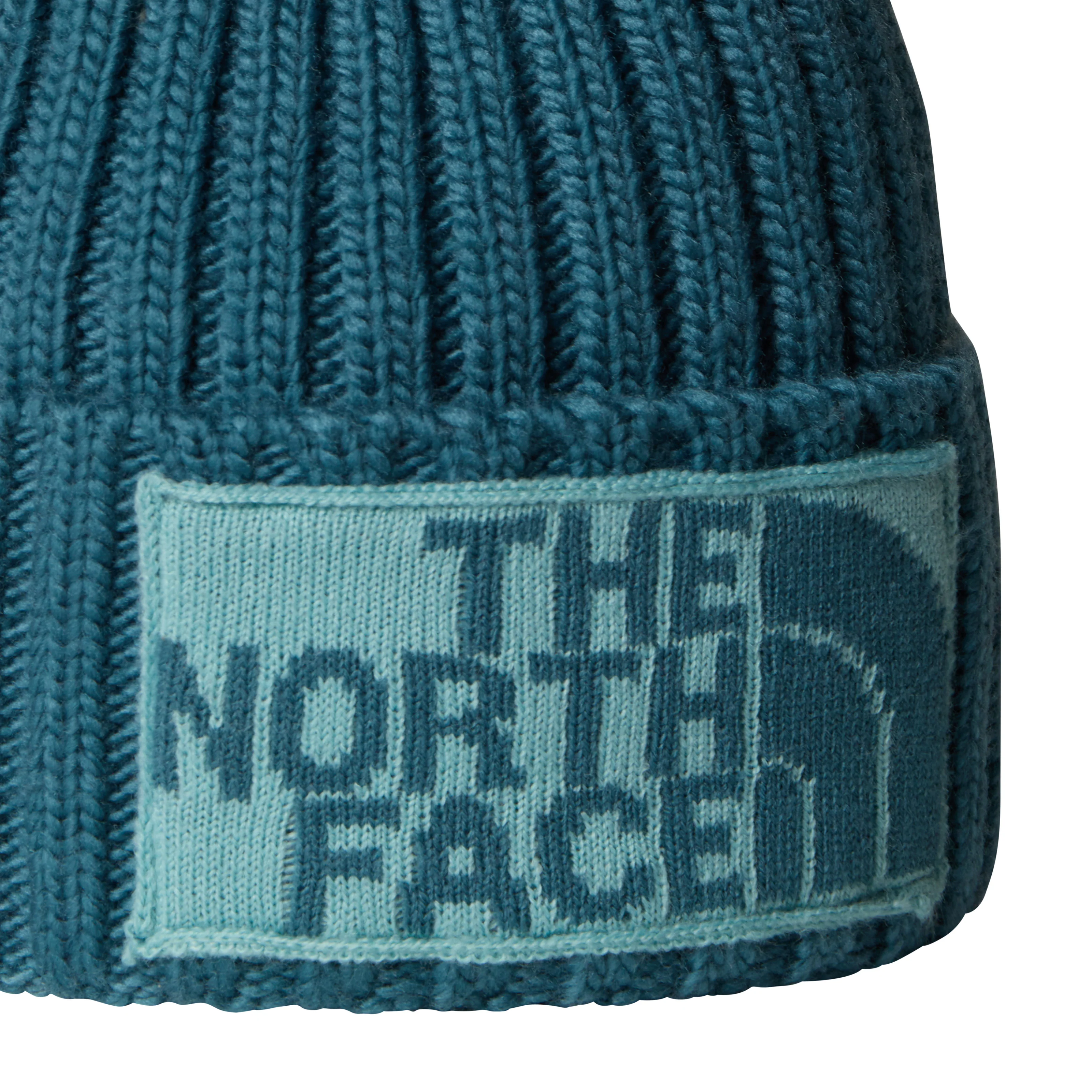 The North Face Unisex Heritage Ski Tuke Beanie Space/Blue Eclipse NF0A7WJOE31 - Image 2