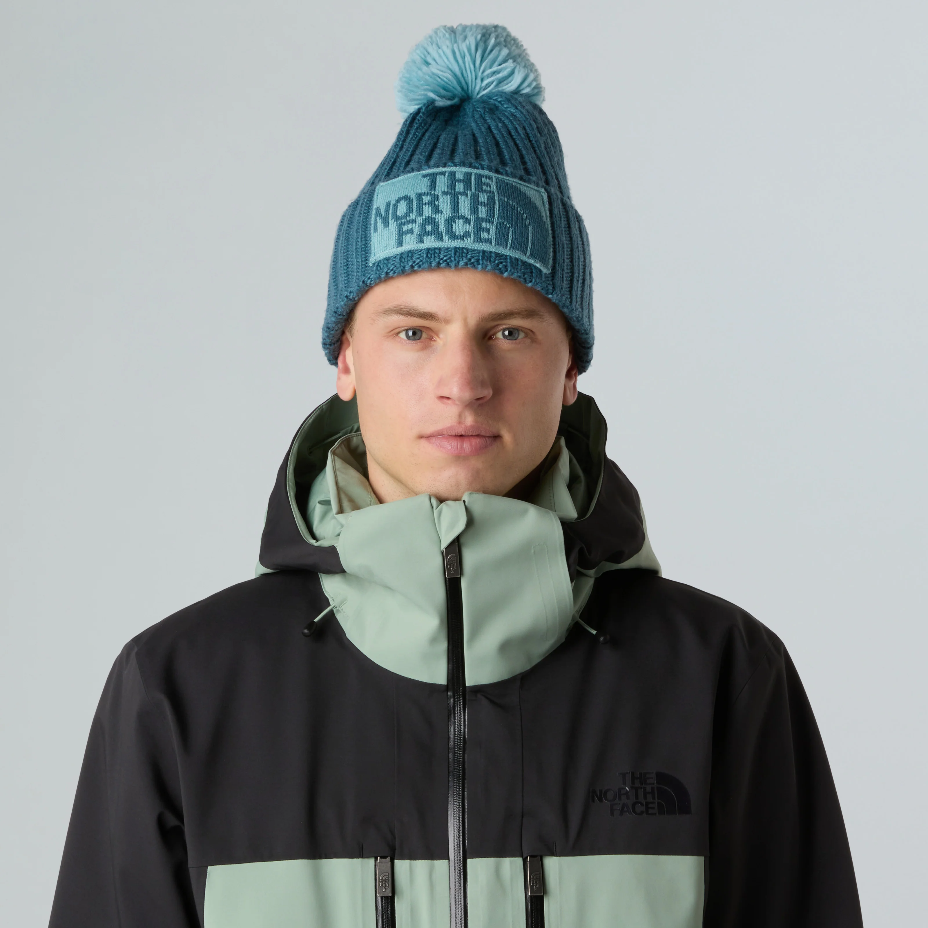 The North Face Unisex Heritage Ski Tuke Beanie Space/Blue Eclipse NF0A7WJOE31 - Image 3