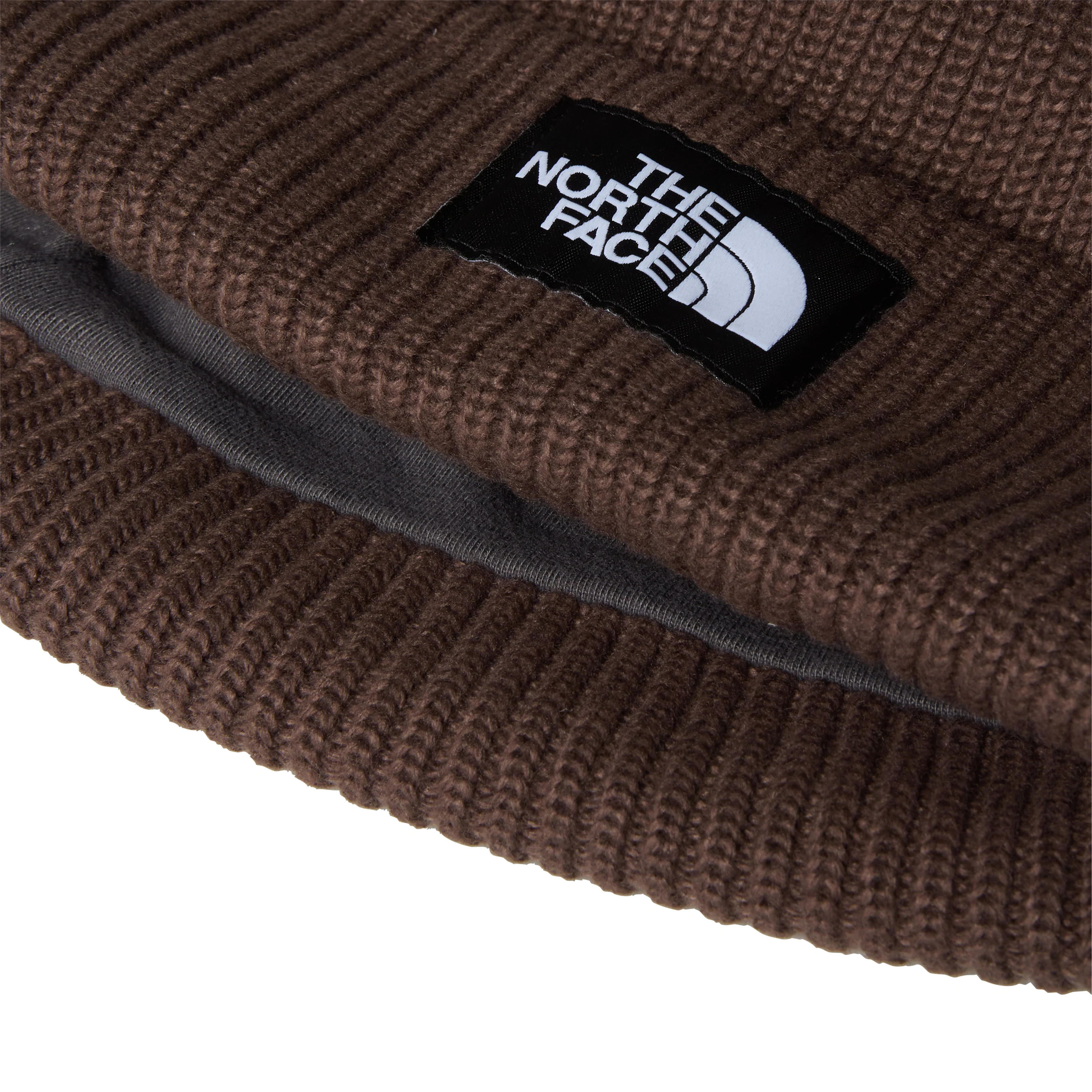 The North Face Unisex Salty Lined Beanie Smokey Brown NF0A8CGZ1OI - Image 3