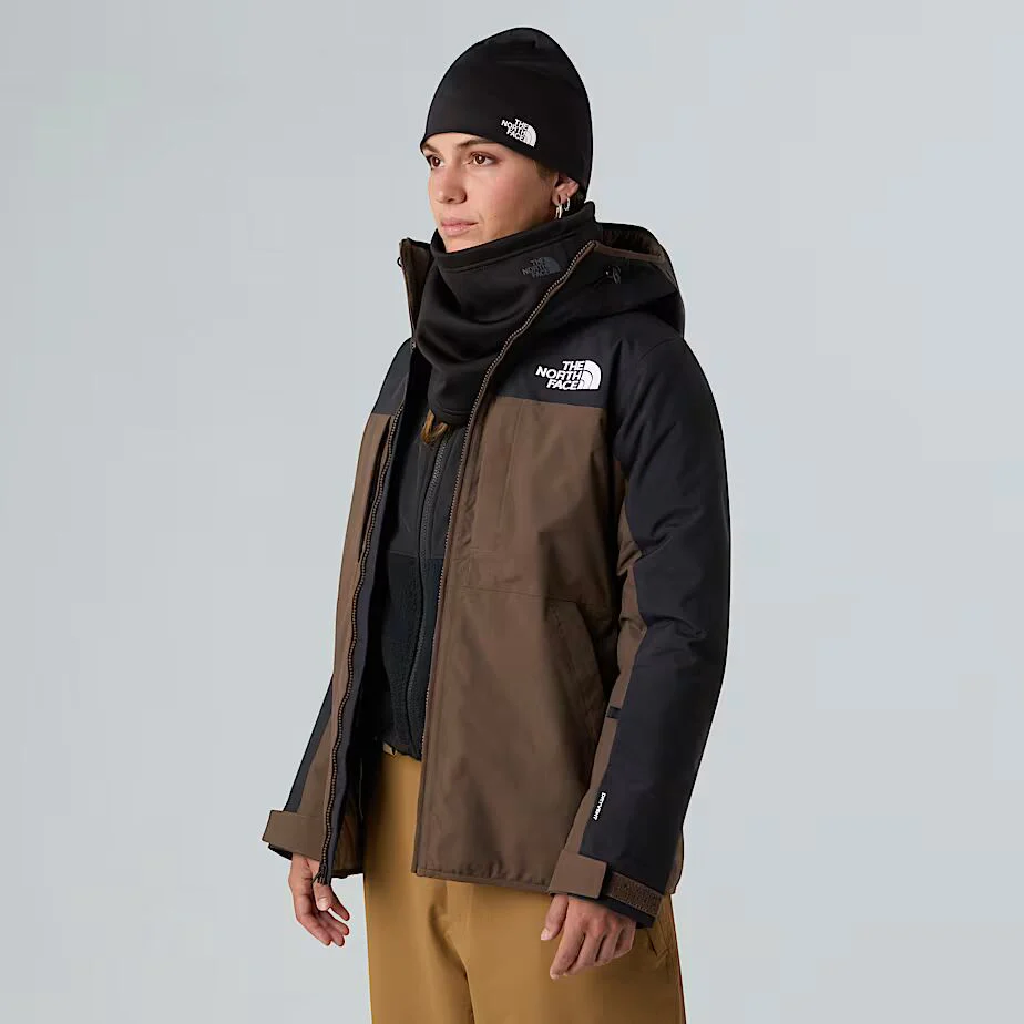 The North Face Women's Namak Insulated Snow Jacket TNF Black-Smokey Brown NF0A82VZ4XO - Image 3